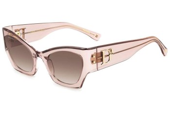 Sluneční brýle Dsquared2 D20132/S 8XO/HA Cat Eye Růžové