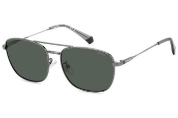 Ochelari de soare Polaroid PLD4172/G/S/X KJ1/UC Polarized Dreptunghiulari Gri