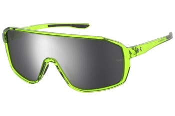 Ochelari de soare Under Armour UAGAMEDAYJR 5NC/T4 Lentilă unică | Shield Verzi