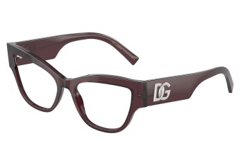 Briller Dolce & Gabbana DG3378 3045 Cat Eye Brun