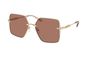 Okulary przeciwsłoneczne Michael Kors Sanya MK1157D 101403 Kwadratowe Złote