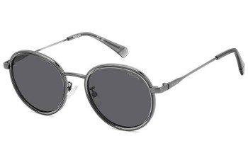 Okulary przeciwsłoneczne Polaroid PLD4173/G/S/X KJ1/M9 Polarized Okrągłe Szare Okulary przeciwsłoneczne Polaroid PLD4173/G/S/X KJ1/M9 Polarized Okrągłe Szare