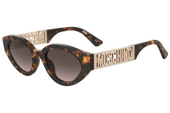 Solbriller Moschino MOS160/S 086/HA Oval Havana