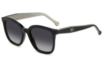 Okulary przeciwsłoneczne Carolina Herrera HER0225/G/S BSC/9O Kwadratowe Czarne