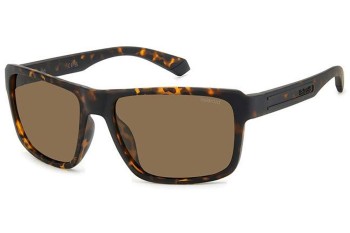 Ochelari de soare Polaroid PLD2158/S HGC/SP Polarized Dreptunghiulari Havana