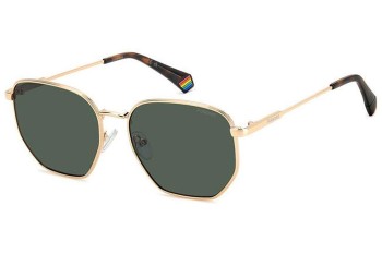 Ochelari de soare Polaroid PLD6214/S/X DDB/UC Polarized Dreptunghiulari Aurii