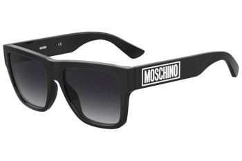 Okulary przeciwsłoneczne Moschino MOS167/S 807/9O Prostokątne Czarne