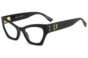 szemüvegeinket Dsquared2 D20133 807 Cat Eye Fekete