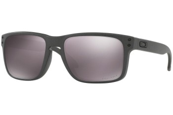 Okulary przeciwsłoneczne Oakley Holbrook Steel Collection OO9102-B5 PRIZM Polarized Kwadratowe Czarne