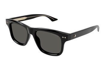 Okulary przeciwsłoneczne Mont Blanc MB0319S 005 Kwadratowe Czarne