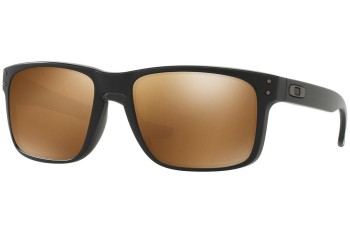 Ochelari de soare Oakley Holbrook Prizm Tungsten Polarized Collection OO9102-D7 PRIZM Polarized Pătrați Negri