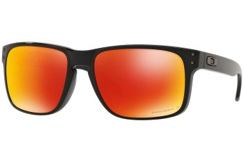 Ochelari de soare Oakley Holbrook OO9102-F1 PRIZM Polarized Pătrați Negri