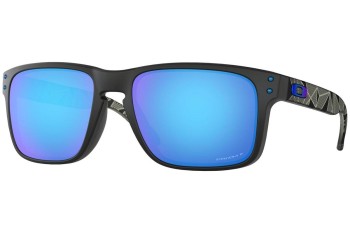 Zonnebril Oakley Holbrook OO9102-H0 PRIZM Polarized Vierkant Zwart