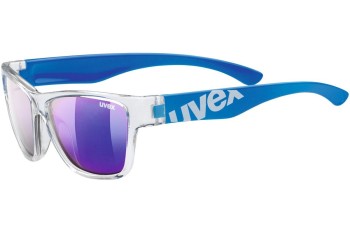 Ochelari de soare uvex sportstyle 508 Clear / Blue S3 Pătrați Cristal