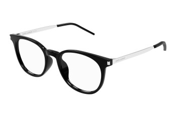 Okulary korekcyjne Saint Laurent SL683/F 001 Okrągłe Czarne