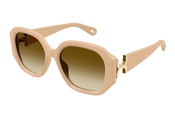 Solbriller Chloe CH0236S 004 Firkantet Beige