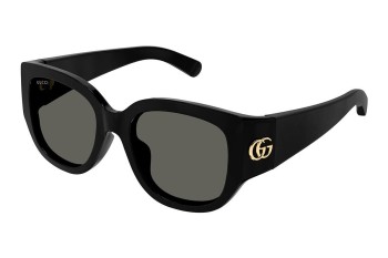 Okulary przeciwsłoneczne Gucci GG1599SA 001 Owalne Czarne