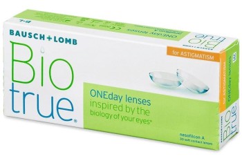 Lentile de contact Biotrue ONE Day for Astigmatism lunare (30 lentile)