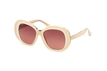 Solbriller Max Mara MM0087 25F Rund Beige