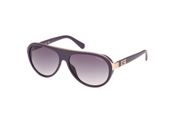 Okulary przeciwsłoneczne Guess GU00125 82A Pilotki (Aviator) Fioletowe