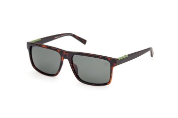 Okulary przeciwsłoneczne Timberland TB00008 52R Polarized Kwadratowe Havana