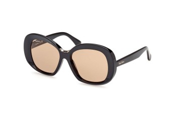 Zonnebril Max Mara MM0087 01E Ronde Zwart