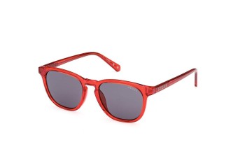 Okulary przeciwsłoneczne Guess GU8293 66A Okrągłe Czerwone