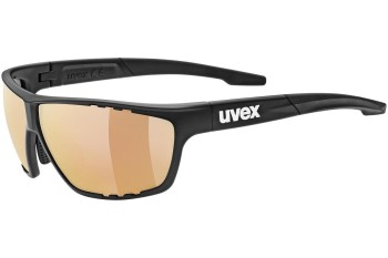 Слънчеви очила uvex sportstyle 706 colorvision vm Black Mat S1-S3 Правоъгълни Черна