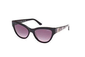 Okulary przeciwsłoneczne Guess GU00112 01B Kocie oczy Czarne