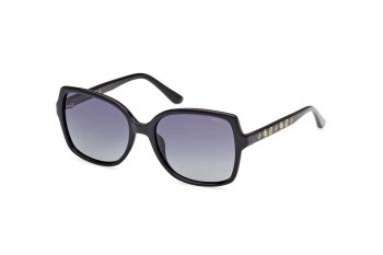 Solbriller Guess GU00100 01D Polarized Firkantet Sort