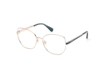 Okulary korekcyjne Max&Co. MO5140 028 Prostokątne Złote