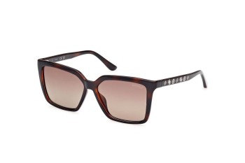 Okulary przeciwsłoneczne Guess GU00099 52H Polarized Kwadratowe Havana