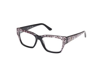 Okulary korekcyjne Guess GU50126 005 Prostokątne Czarne