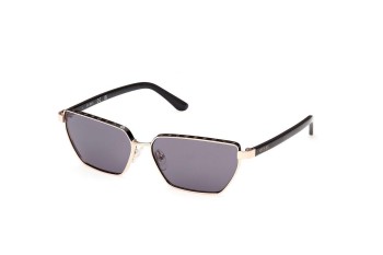 Okulary przeciwsłoneczne Guess GU00106 05A Prostokątne Złote