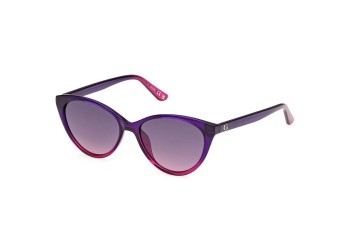 Ochelari de soare Guess GU8291 77B Cat Eye Violeți