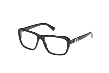 Okulary korekcyjne Guess GU50137 001 Prostokątne Czarne