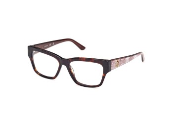 Okulary korekcyjne Guess GU50126 052 Prostokątne Havana