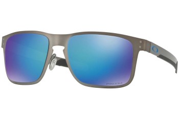 Okulary przeciwsłoneczne Oakley Holbrook Metal OO4123-07 PRIZM Polarized Kwadratowe Szare