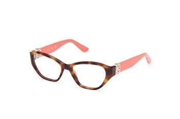 Okulary korekcyjne Guess GU50119 052 Kocie oczy Havana