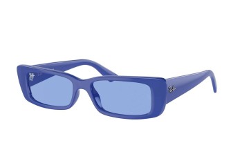 Okulary przeciwsłoneczne Ray-Ban RB4425 676180 Prostokątne Niebieskie