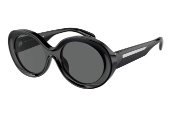 Okulary przeciwsłoneczne Emporio Armani EA4231U 501787 Okrągłe Czarne