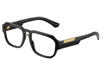 Glasögon Dolce & Gabbana DG3389 501 Fyrkantig Svart