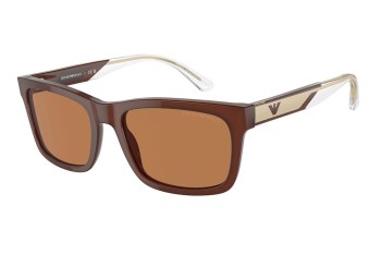 Ochelari de soare Emporio Armani EA4224 609573 Dreptunghiulari Maro