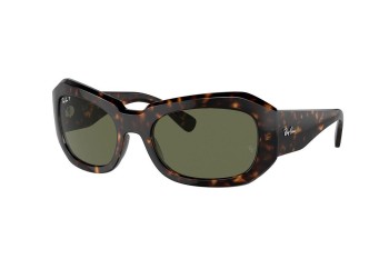 Okulary przeciwsłoneczne Ray-Ban RB2212 902/58 Polarized Owalne Havana