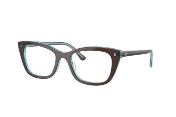 Okulary korekcyjne Ray-Ban RX5433 8366 Kocie oczy Brązowe