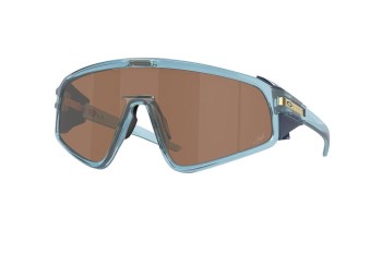 Okulary przeciwsłoneczne Oakley LATCH PANEL KYLIAN MBAPPÈ OO9404 940408 Prostokątne Niebieskie