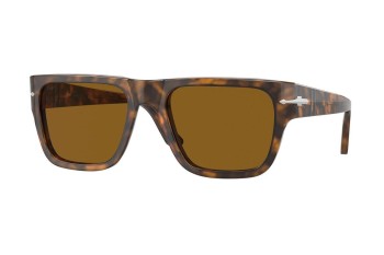 Okulary przeciwsłoneczne Persol PO3348S 121033 Kwadratowe Havana