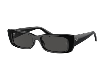 Okulary przeciwsłoneczne Ray-Ban RB4425 667787 Prostokątne Czarne