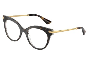 Okulary korekcyjne Dolce & Gabbana DG3392 3217 Kocie oczy Havana