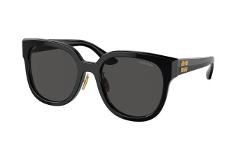 Sunglasses Miu Miu MU01ZS 1AB5S0 Kwadratowe Czarne